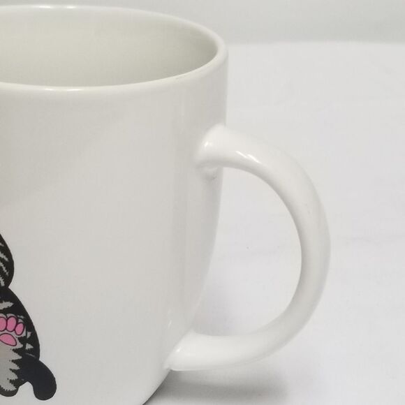 😻 Unique Kliban Styled Cat Mug - Gifts for Cat Lovers White Porcelain Mug - Picture 5 of 5